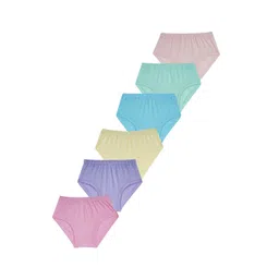 YELLOWDELIGHT Girls Pack Of 6 Cotton Mid-Rise Hipster Briefs YD 652 Rose rose kids girls-picture-31