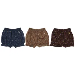 YELLOWDELIGHT Infant Girls Pack Of 3 Printed Cotton Briefs-picture-33