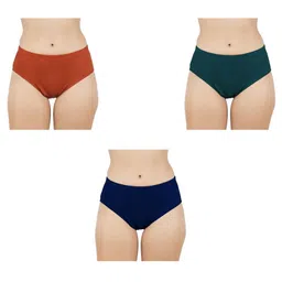 YELLOWDELIGHT Pack Of 3 AssortedHipster BriefsYD 5940 Mithula plain (g) panties 11-12y-picture-28