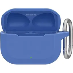 YellowInc Silicone Case Cover for OnePlus Nord Buds 3r with Heavy Duty Carabiner (Aura Blue, Nord Buds 3r)-image-15