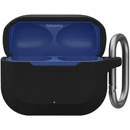 YellowInc Silicone Case Cover for OnePlus Nord Buds 3r with Heavy Duty Carabiner (Black, Nord Buds 3r)-image-16