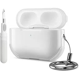 Yellowinc Ultra-Hybrid German Bayer TPU Case Cover for Apple Airpods Pro 3 (2025), Transparent, Anti-Yellowing, with Cleaning Pen (German Bayer Clear)-image-8