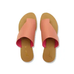 yellowsoles Women Pink Open Toe Flats-picture-22