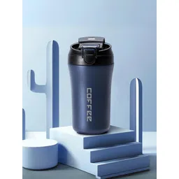 YELONA Blue Hot & Cold Stainless Steel Coffee Tumbler With Lid & Straw-picture-13