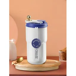 YELONA Blue Stainless Steel Coffee Tumbler 420 ML image 1