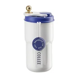 YELONA Blue Stainless Steel Coffee Tumbler 420 ML image 5