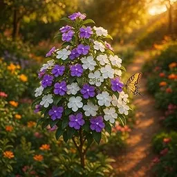 Yesterday Today Tomorrow Live Plant (Brunfelsia pauciflora) – Fragrant Color-Changing Flowering Shrub, Ornamental Plant for Home Garden (YESTERDAY TODAY1)-picture-24