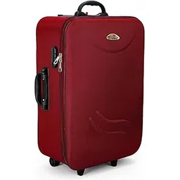 yexxi Trolley Bags for Travel Suitcase for Travel 3 Wheels 24 inch Medium Cabin Protection Trolley Bag Polyester Softsided Wheeling System Uv Luggage (Blue) (RED) (Brown) (Maroon)-picture-28
