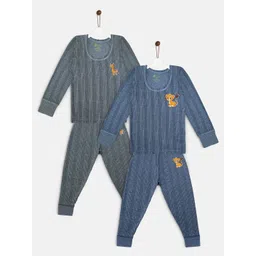 YK Basics Kids Pack Of 2 Ribbed Thermal Set-picture-33
