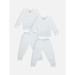 YK Basics Kids Pack Of 2 Striped Thermal Set-picture-54