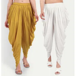 YK Creation Loose Fit Rayon Dhoti Pant for Women Patiala Slawar Bottom Wear Harem Pants Solid Women Dhoti-picture-12
