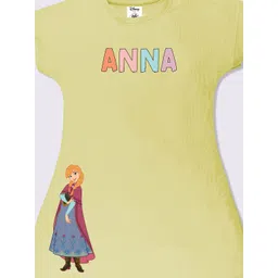 YK Disney Anna Printed A-Line Dress image 3