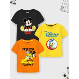 YK Disney Boys 3 Printed Applique T-shirt-picture-22