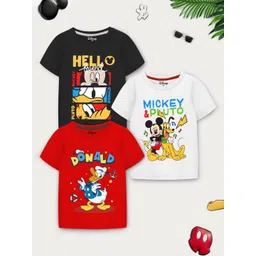 YK Disney Boys 3 Printed Applique T-shirt-picture-28