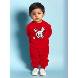 YK Disney Boys Embroidered Round Neck Long Sleeves Sweatshirt With Jogger-picture-30
