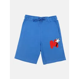 YK Disney Boys Graphic Mickey Mouse Printed Regular Fit Mid-Rise Shorts-picture-10