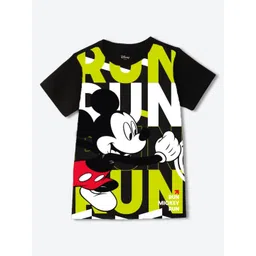 YK Disney Boys Graphic Printed Round Neck Cotton T-shirt-picture-27