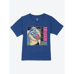 YK Disney Boys Graphic Printed Round Neck Pure Cotton T-Shirt-picture-30