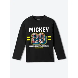 YK Disney Boys Graphic Printed Round Neck Pure Cotton T-shirt-picture-32