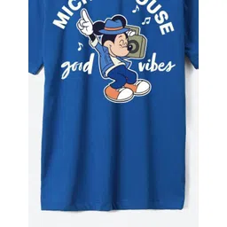 YK Disney Boys Mickey Mouse Printed Applique T-shirt-picture-35