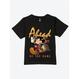 YK Disney Boys Mickey Mouse Printed Pure Cotton T-shirt-picture-39