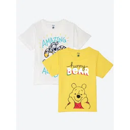 YK Disney Boys Pack Of 2 Winnie The Pooh Printed Pure Cotton T-shirt-picture-52
