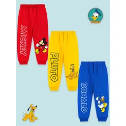 YK Disney Boys Pack Of 3 Mid-Rise Joggers-picture-39