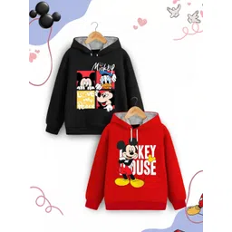 YK Disney Boys Printed Hooded Sweatshirt-picture-30