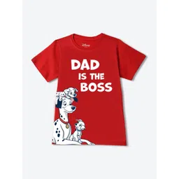 YK Disney Boys Typography Printed Applique T-shirt-picture-25