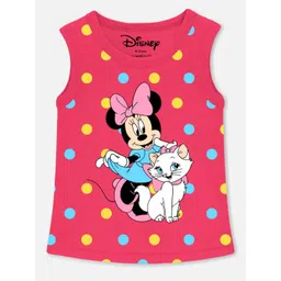 YK Disney Girls 4 Minnie Mouse Printed Applique T-shirt-picture-11