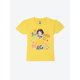 YK Disney Girls Disney Princess Printed Pure Cotton T-shirt-picture-34