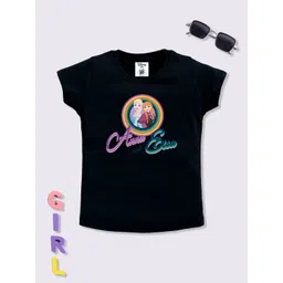 YK Disney Girls Elsa & Anna Printed Cotton T-shirt-picture-10