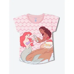 YK Disney Girls Graphic Print Cap Sleeves Top-picture-23