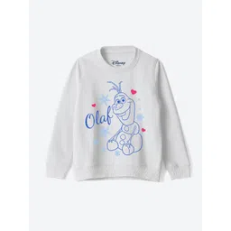 YK Disney Girls Graphic Printed Round Neck Cotton Pullover Sweatshirt-picture-28
