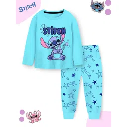 YK Disney Girls Pack Of 2 Printed Long Sleeves T-shirt With Pyjamas-picture-15