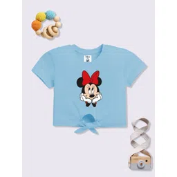 YK Disney Girls Printed Cotton Crop Top-picture-21