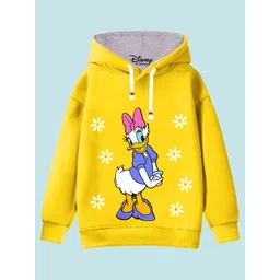 YK Disney Girls Printed Hooded Sweatshirt-picture-17