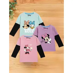 YK Disney Girls Set Of 3 T-shirt-picture-12