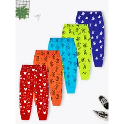 YK Disney Infants Boys Pack of 5 Mickey & Friends Printed Joggers-picture-54