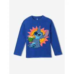 YK Disney Kids Printed Pure Cotton Applique T-shirt-picture-48