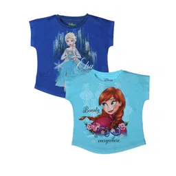 YK Disney Pack of 2 Blue Printed Extended Sleeves Top-picture-51