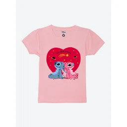 YK Disney Print Puff Sleeve Cotton Top-picture-41
