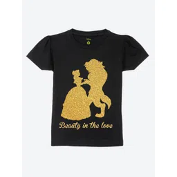 YK Disney Print Puff Sleeve Cotton Top-picture-29