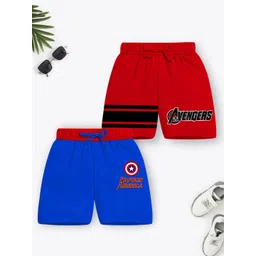 YK Marvel Boys Pack of 2 Printed Avengers Shorts-picture-16
