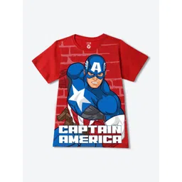 YK Marvel Boys Printed Applique T-shirt-picture-37