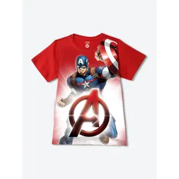 YK Marvel Boys Printed Applique T-shirt-picture-21