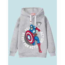 YK Marvel Boys Printed Hooded Sweatshirt-image-15