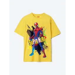 YK Marvel Boys Printed Pure Cotton Applique T-shirt-picture-10