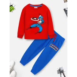YK Marvel Boys Printed T-shirt with Trousers-picture-38