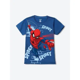 YK Marvel Boys Printed V-Neck Applique T-shirt-picture-36